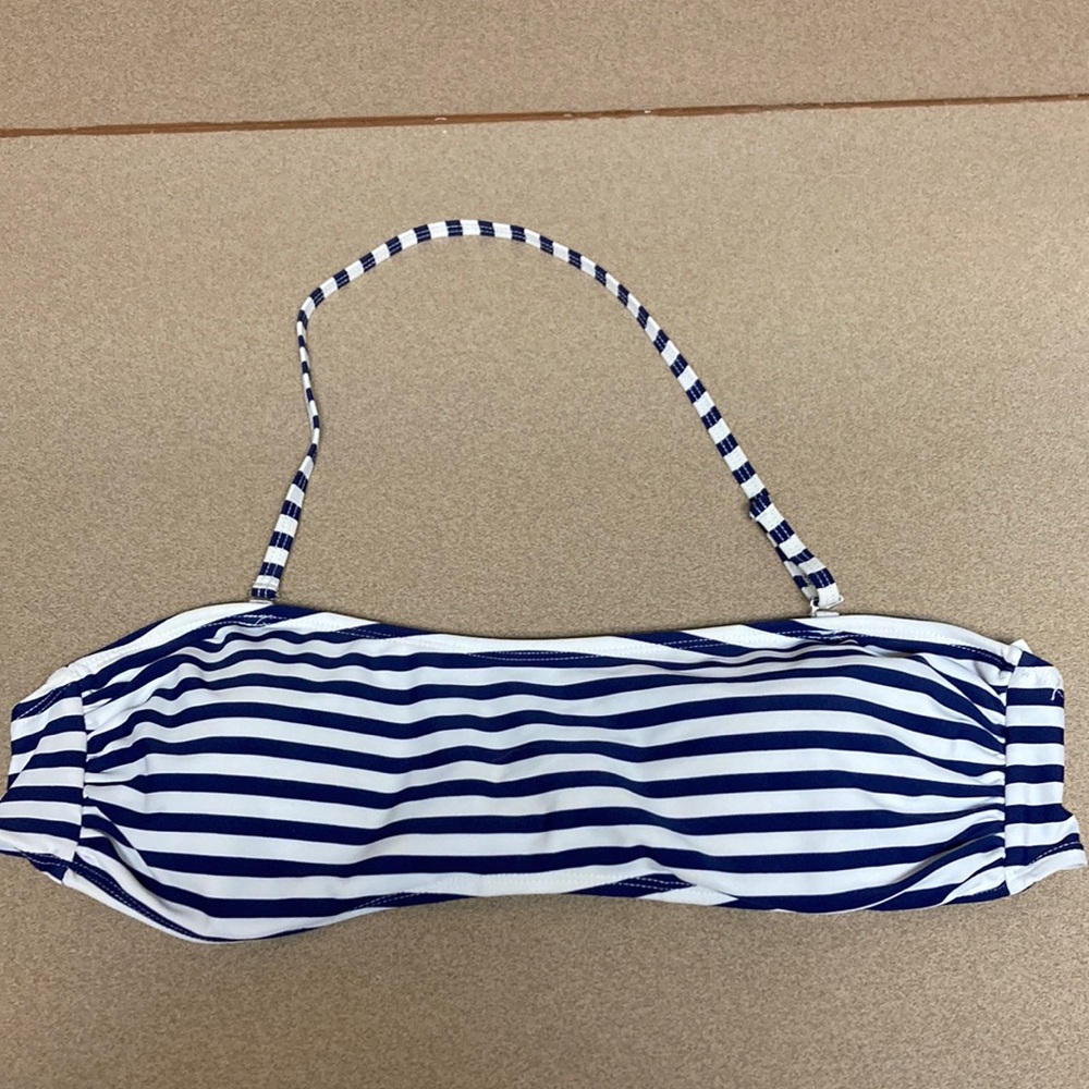 Chic Blue and White bikini top